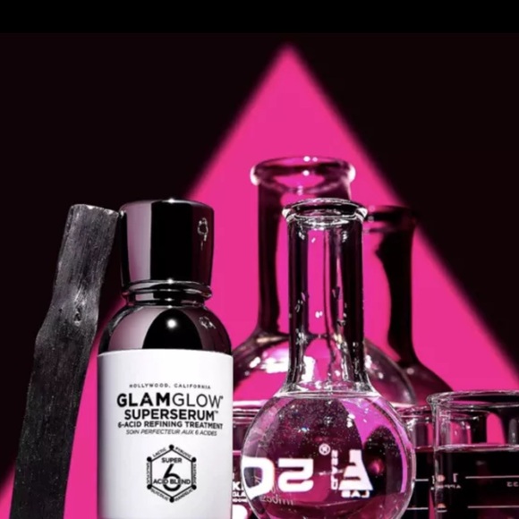 NIB NWT GLAMGLOW SUPERSERUM 6-Acid Refining Treatment EXFOLIATE 1 oz / 30 ml - Picture 10 of 10